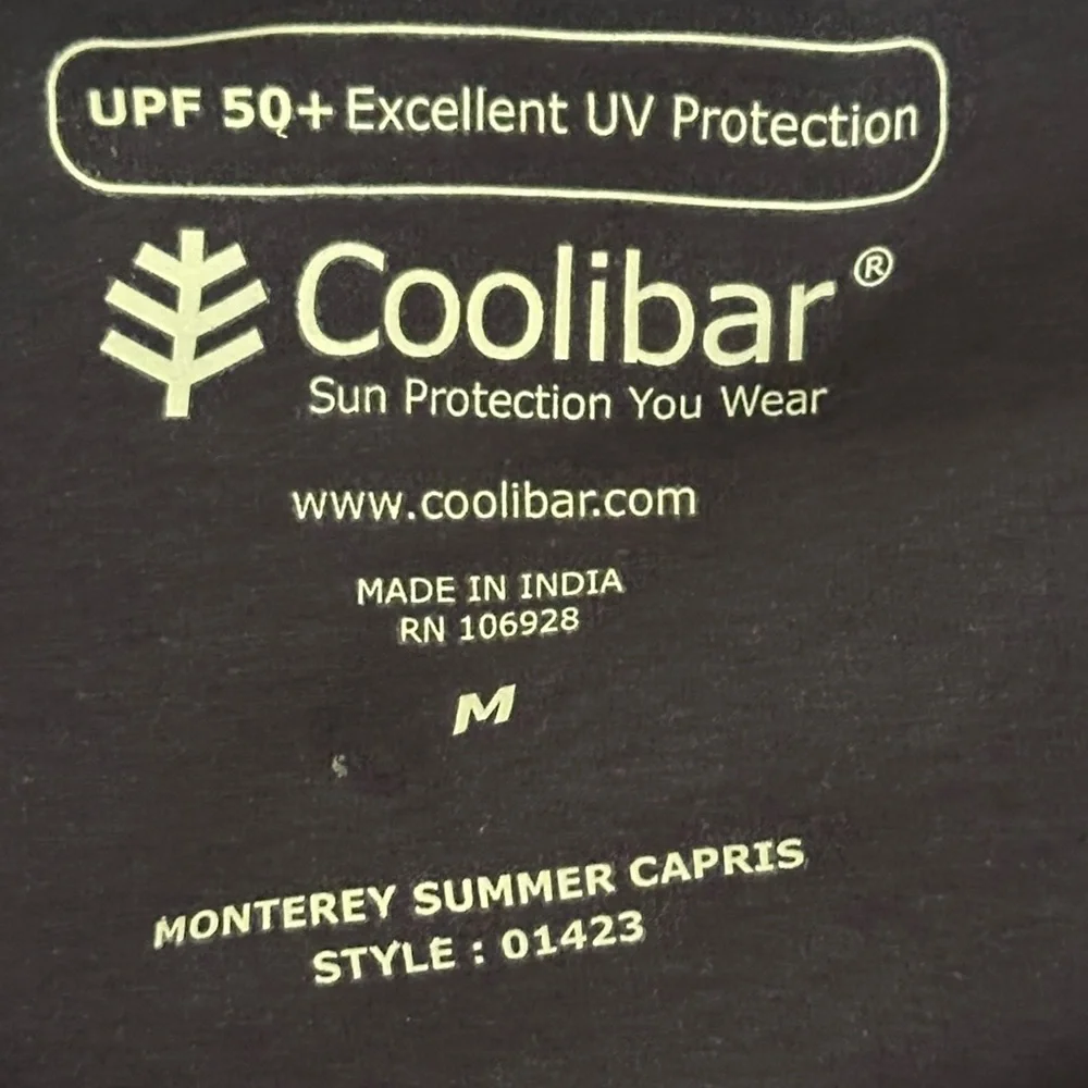 Coolibar Navy Capri Leggings - Picture 8 of 10